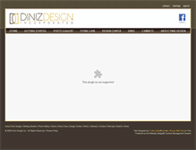 Tablet Screenshot of dinizdesign.com